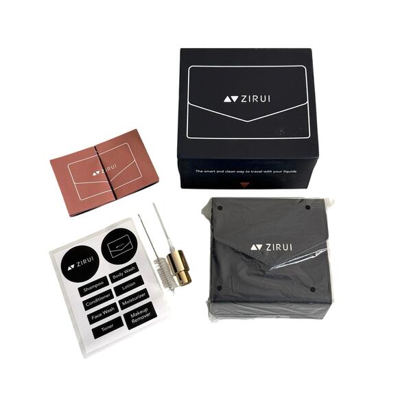 ZIRUI Handbags - New in box ZIRUI GO CASE Matt black travel case and bottle set